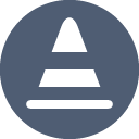 grey cone icon