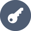 grey key icon